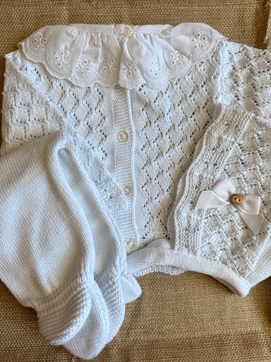 Conjunto bebé algodón - Nacar