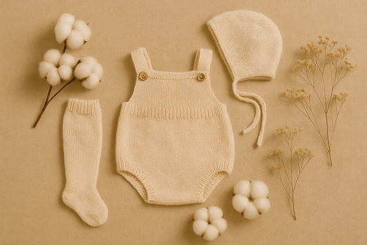 primera puesta ropa bebé recién nacido algodón