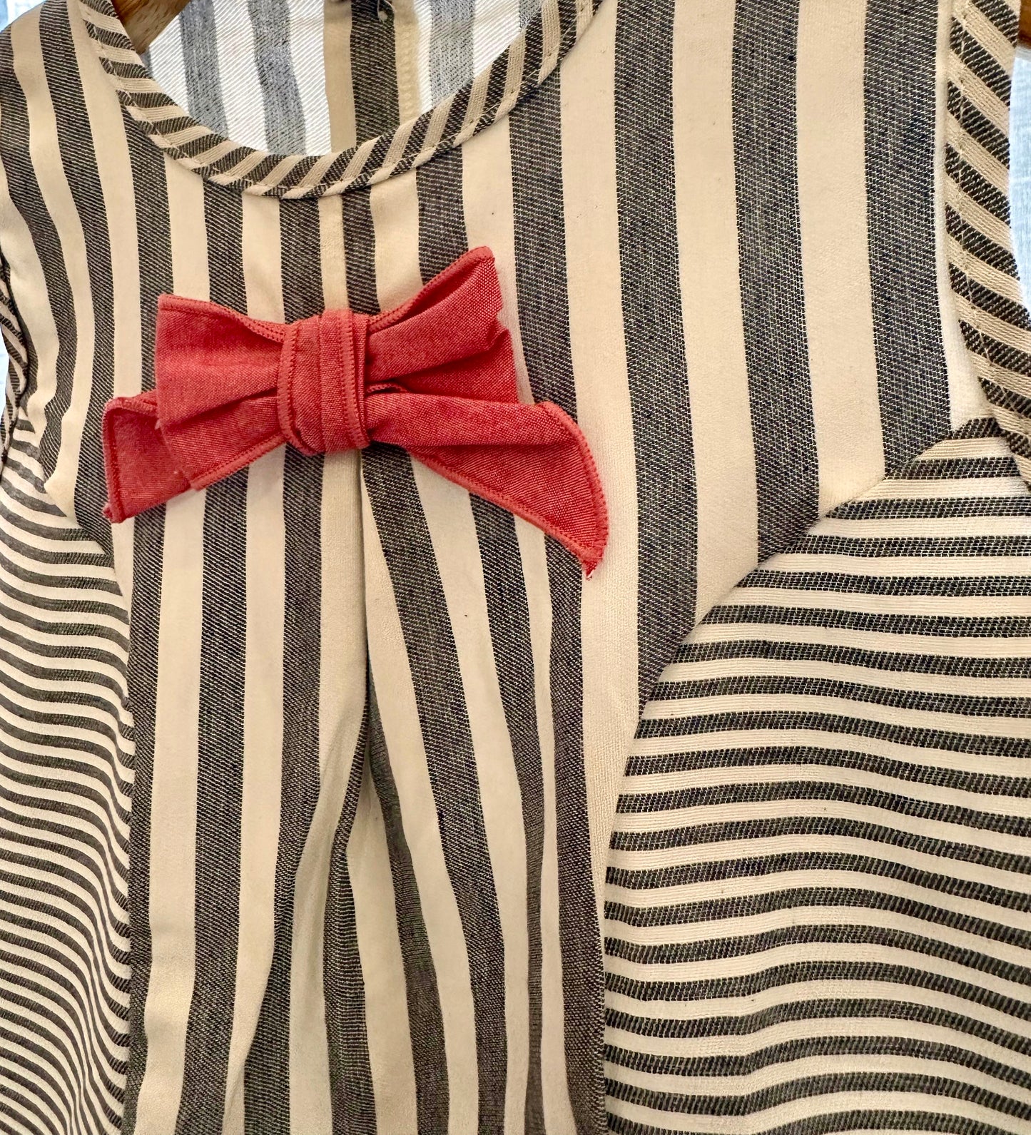 Vestido corto Listón con braguita cubre pañal