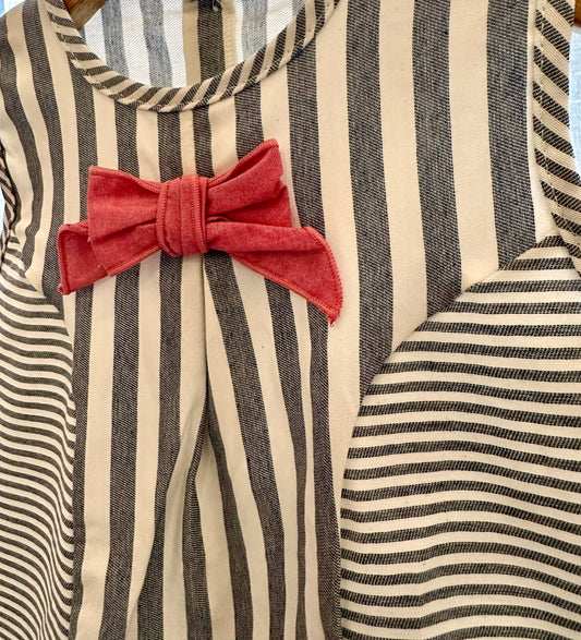 Vestido corto Listón con braguita cubre pañal