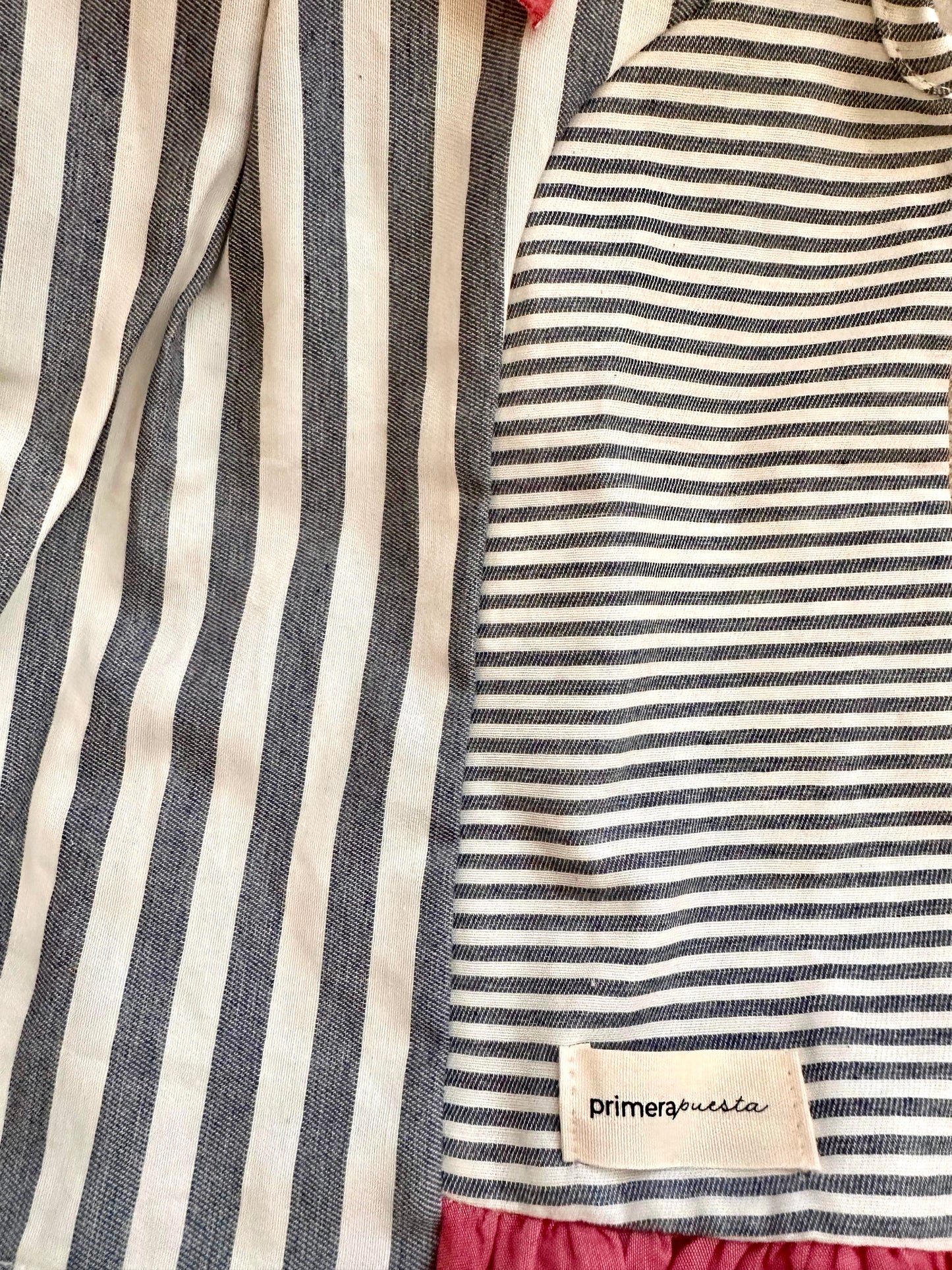 Vestido corto Listón con braguita cubre pañal