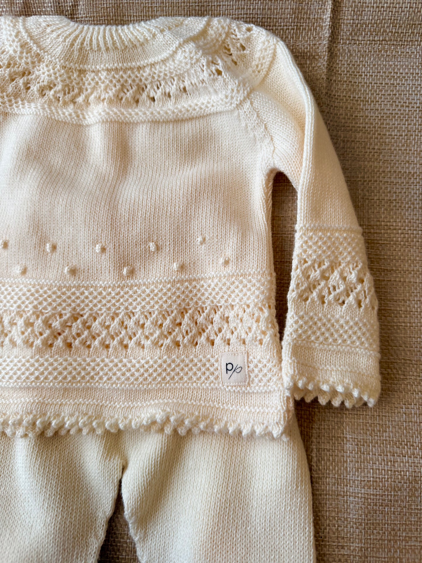 Conjunto bebé algodón - Trigo