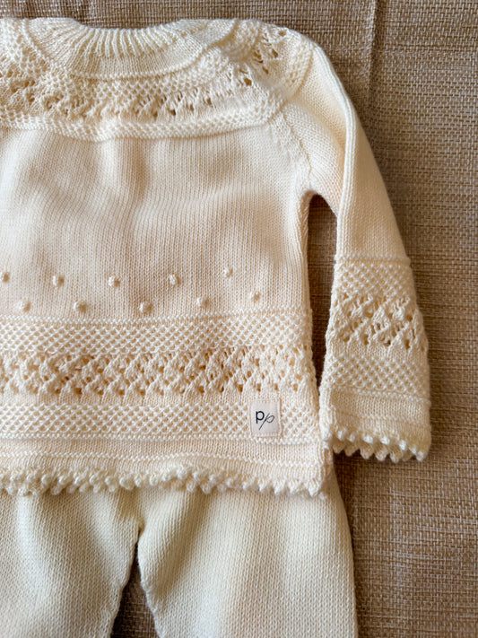 Conjunto bebé algodón - Trigo