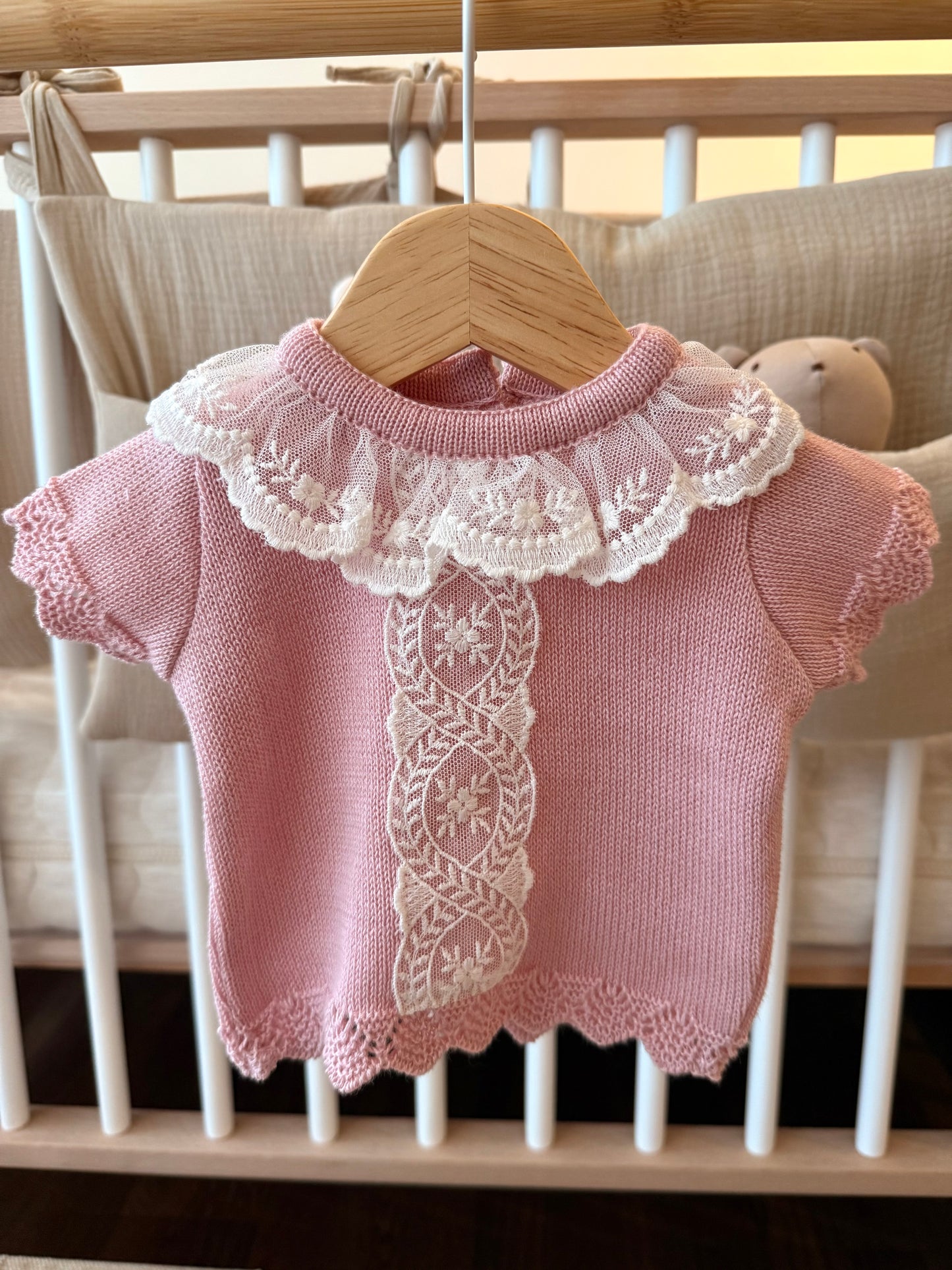 Conjunto bebé algodón - Malva