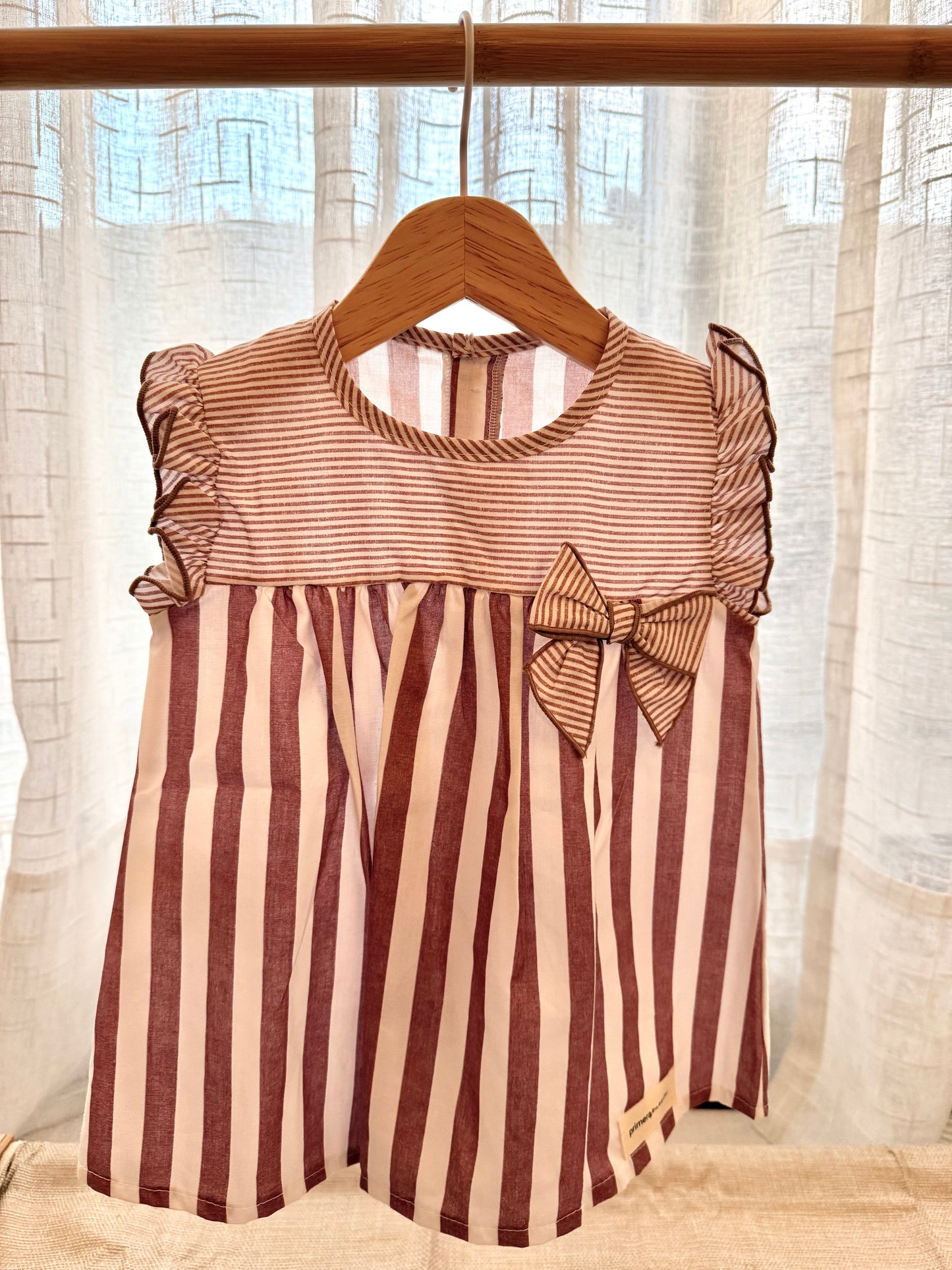 Vestido corto Clara con braguita cubre pañal