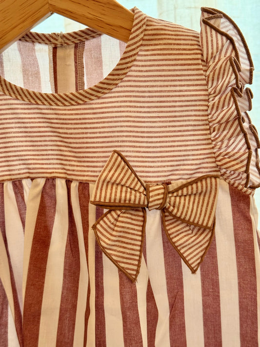 Vestido corto Clara con braguita cubre pañal